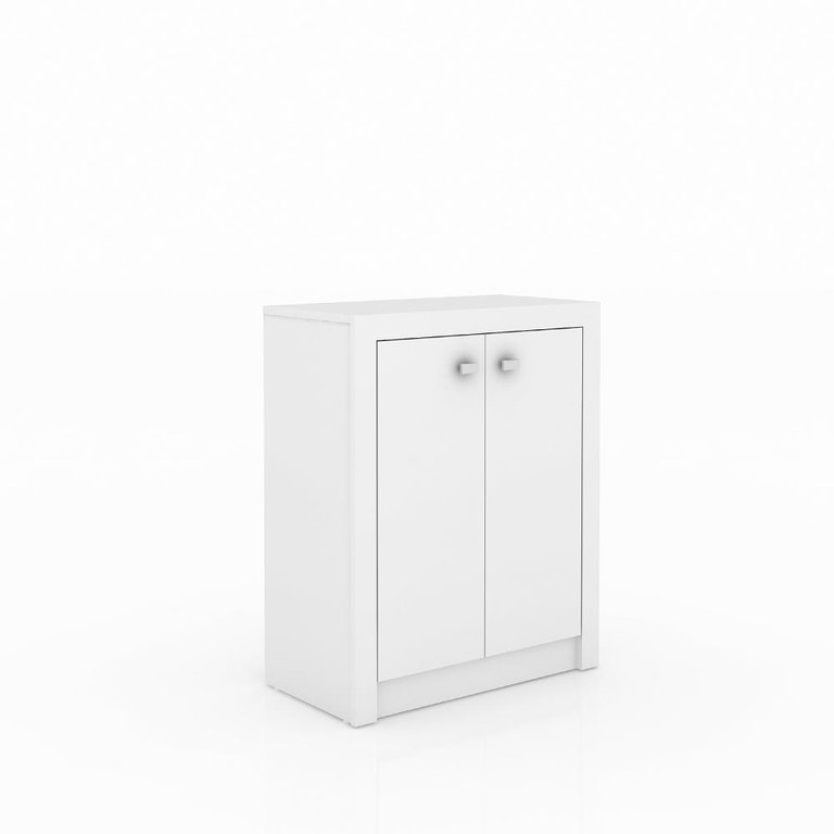 Balcão para Escritório 2 Portas Tecno Mobili - Branco