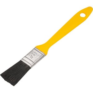 Pincel 3/4 Cerdas Pretas Cabo Plástico Para Tintas Óleo E E