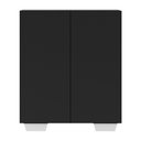 Ver imagem 1 de Armário Lavanderia Com 2 Portas Multimóveis Preto/branco