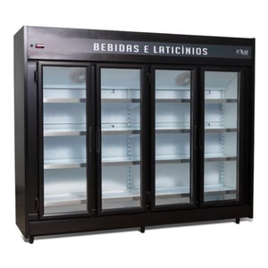 Expositor Refrigerado Auto Serviço Polar 2.50m 4 Portas Pevca-220v