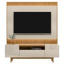 Ver imagem 2 de Rack com Painel Ripado até 70 Polegadas com LED 180cm Pés Madeira Maciça Orlando São Paulo