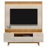 Rack com Painel até 70 Polegadas com LED 180cm Pés Madeira Maciça Orlando São Paulo - 2