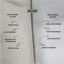 Ver imagem 3 de Kit 3 Capas para Almofada em Veludo Drapeada Retangular 60x40 Cor:bege