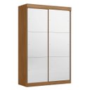 Ver imagem 2 de Guarda-Roupa Solteiro com Espelho 2 Portas de Correr e 2 Gavetas Peônia Yescasa Amêndola Touch