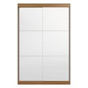 Ver mais imagens de Guarda-roupa Solteiro 2 Portas de Correr 2 Gavetas e 6 Espelhos Peônia Yescasa