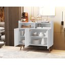 Ver imagem 4 de Balcão Aparador Cantinho do Café Wind 3 Portas - Branco