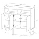 Ver imagem 5 de Balcão Aparador Cantinho do Café Wind 3 Portas - Branco