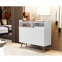 Ver imagem 2 de Balcão Aparador Cantinho do Café Wind 3 Portas - Branco