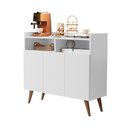 Ver imagem 1 de Balcão Aparador Cantinho do Café Wind 3 Portas - Branco