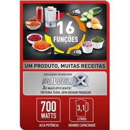 Multiprocessador Multichef Food Marfim 16fun Mp62 Do160ab2 - 7