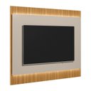 Ver imagem 2 de Painel Ripado Suspenso para TV até 70 Polegadas com LED MDF 180CMX148CM Off White São Paulo Branco