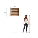 Ver imagem 5 de Armário Aéreo 80cm 2 Portas com Prateleiras Internas Isabelle Bege/Freijó/Arenas