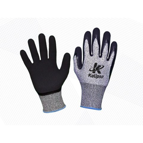LUVA ANTI CORTE RESISTENTE BANHO NITRILICO SONORA KALIPSO CA 34456 - XG