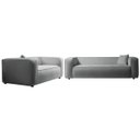 Ver imagem 1 de Kit Sofá 3 Lugares 200cm e Poltrona Cecília Bouclé - Adj Decor