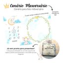 Ver imagem 5 de Lençol Mêsversário Cenário para Fotos Bebê Elefante Menino Minha Estrelinha Lençol Mêsversário Cenár