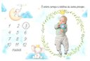 Ver imagem 2 de Lençol Mêsversário Cenário para Fotos Bebê Elefante Menino Minha Estrelinha Lençol Mêsversário Cenár
