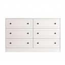 Ver imagem 3 de Cômoda para Quarto Fort em MDF 140x85,7cm 6 Gavetas Branco 1328