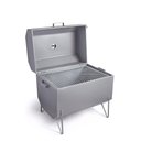 Ver imagem 1 de Churrasqueira Baú de Chapa Galvanizada Prata Olibox