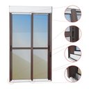 Ver imagem 2 de Porta de Correr em Alumínio com Persiana Manual 2 Folhas Vidro Reflex 220x200 Elite Brimak