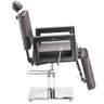 Cadeira de Cabeleireiro Hidráulica e Reclinável Dompel Square Make Marrom - 3