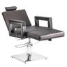Cadeira de Cabeleireiro Hidráulica e Reclinável Dompel Square Make Marrom - 2