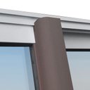 Ver imagem 4 de Porta de Correr com Persiana integrada 2 Folhas Móveis 220 X 200 Elite com Fecho Automático Vidro Reflex Mix Brimak