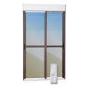 Ver imagem 3 de Porta de Correr com Persiana integrada 2 Folhas Móveis 220 X 200 Elite com Fecho Automático Vidro Reflex Mix Brimak