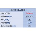 Ver imagem 2 de Tela Multiuso Revestida Pvc Tellacor 1,2x25m Morlan - Azul