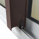 Ver imagem 7 de Porta de Correr com Persiana integrada com Motor e Controle Remoto 2 Folhas Móveis 220 X 180 Elite com Fecho Automático Vidro Reflex Mix Brimak