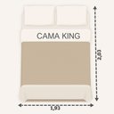 Ver imagem 3 de Kit Cobre Leito Elegance King Percal 300 Fios Colcha Matelassê Plissado 3 Peças Verde