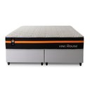 Ver imagem 6 de Conjunto Cama Box c/ Molas Ensacadas Sirius Preto King 193x203x65
