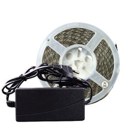 Fita Led 5050 Rgb Colorida 60leds/m Ip65 + Controladora e Controle Remoto Wifi + Fonte de Alimentaçã - 1