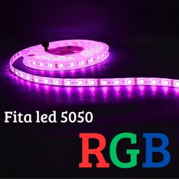 Fita Led 5050 Rgb Colorida 60leds/m Ip65 + Controladora e Controle Remoto Wifi + Fonte de Alimentaçã - 3