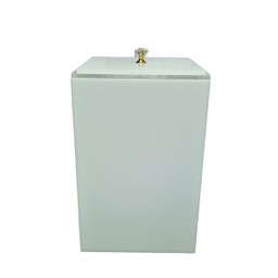 Lixeira Acrílico Premium 5,5 Litros Esconde Sacola Puxador Cristal - 1