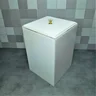 Lixeira Acrílico Premium 5,5 Litros Esconde Sacola Puxador Cristal - 3