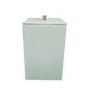 Ver imagem 2 de Lixeira Acrílico Premium 5,5 Litros Esconde Sacola Puxador Cristal