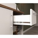 Ver imagem 6 de Balcão Gabinete Suspenso para Banheiro 70cm 01 Gaveta Veneza B06 Branco Nogal - Lyam Decor