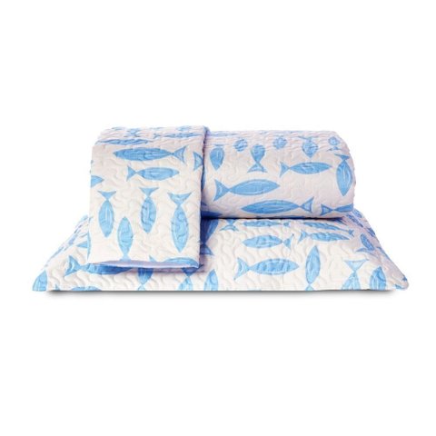 Cobre Leito Basic Casal Queen 3 Peças Sardinha