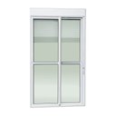 Ver imagem 3 de Porta de Correr com Persiana integrada 2 Folhas Móveis 220 X 120 Elite com Fecho Automático Vidro Liso Brimak