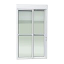Ver imagem 3 de Porta de Correr em Alumínio com Persiana Manual 2 Folhas Vidro incolor 220x200 Elite Brimak