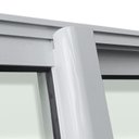 Ver imagem 4 de Porta de Correr em Alumínio com Persiana Manual 2 Folhas Vidro incolor 220x200 Elite Brimak