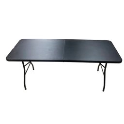 Mesa Maleta Preta Dobrável 1,80m - 1