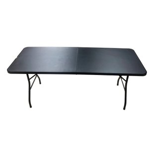 Mesa Maleta Preta Dobrável 1,80m