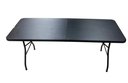 Ver imagem 1 de Mesa Maleta Preta Dobrável 1,80m
