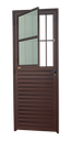 Ver imagem 1 de Porta de Sala Alumínio 80 D.L25 V.Boreal Marrom Corten Brimak