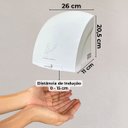 Ver imagem 2 de Secador de Mãos Automático 12 M/s Elétrico 1500w Sensor para Banheiro Importway Iwsma-12