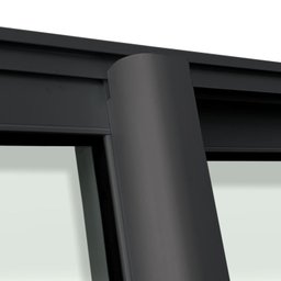 Porta de Correr com Travessas 4 Folhas Moveis 210 X 200 Elite com Fechadura Tetra Vidro Liso - 4