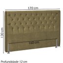Ver imagem 4 de Cabeceira Queen 160 cm Firezz Veludo SL 945 Peer