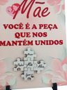 Ver imagem 2 de Porta Retrato Azulejo Presente Dias Das Mães Flores Rosas Exclusivo 1 5 X 20 Cm Coleção Tea & Amor a