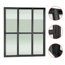 Ver imagem 2 de Porta de Correr 3 Folhas Moveis Sequenciais 210 X 180 Elite com Fecho Automático Vidro Liso